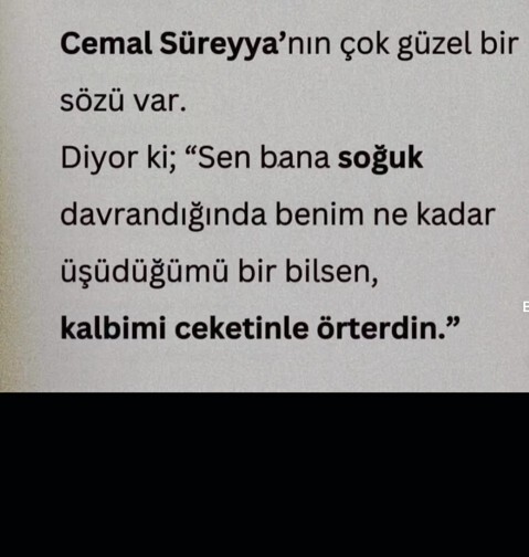 Birinden soğuma sebebiniz ne olur?