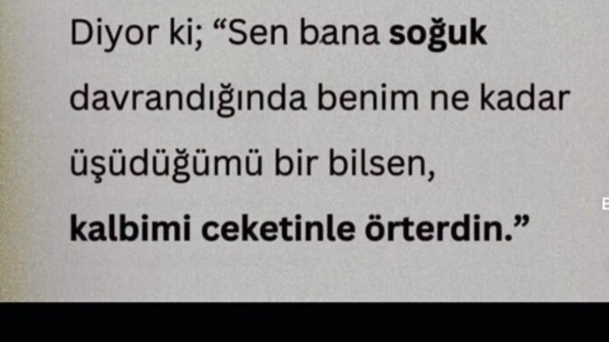 Birinden soğuma sebebiniz ne olur?