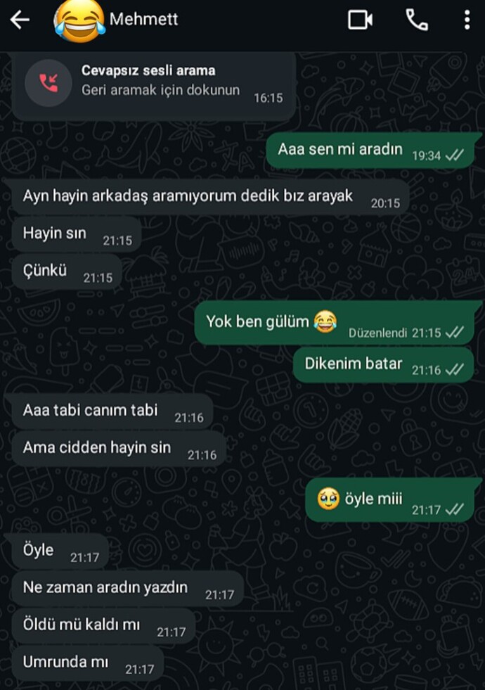 Hangi arkadaşından sık sık damga yiyorsun?
