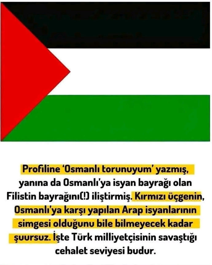 Filistin destekçilerine bu bayrağı nasıl açıklamalı?