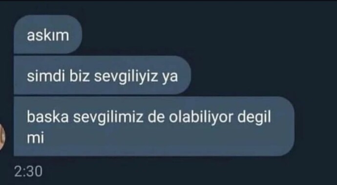 Yazmasını istediğin, beklediğin biri var mıı?