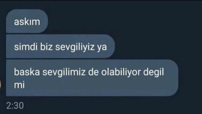 Yazmasını istediğin, beklediğin biri var mıı?