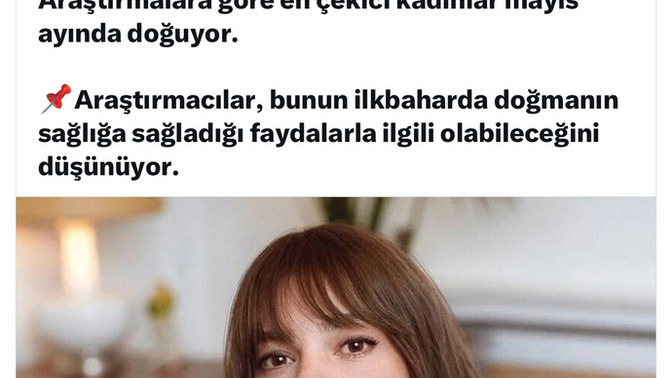 En güzel kadınlar Mayıs ayında doğan boğalarmış şaka mı?