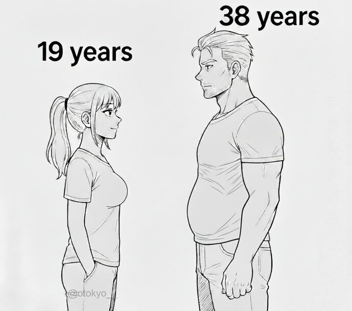 Kadının 19 erkeğin 38 yaş olduğu bir ilişki yürür mü?