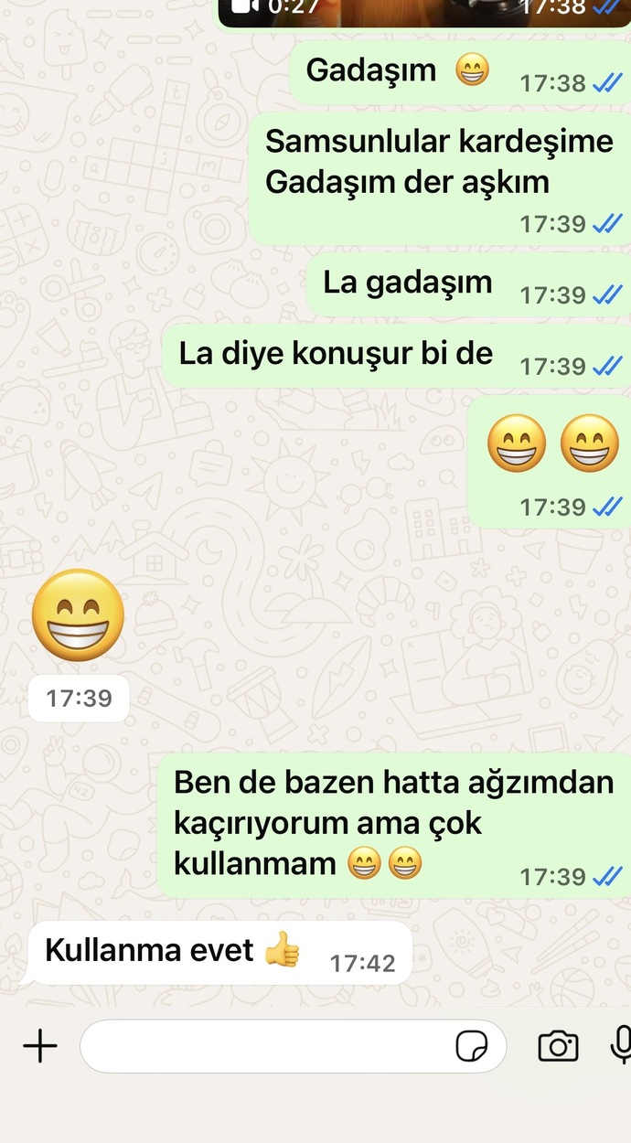 Eşime komik video attım ama o?