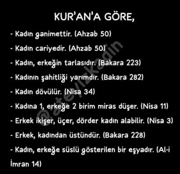 Kendi isteğiyle müslüman olan kadınların aklıyla zoru var bence çok üzülüyorum?