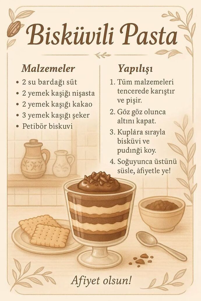 Her gün size bir yemek tarifi vermemi ister misiniz?