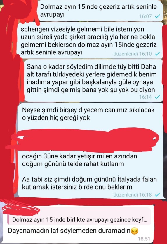 Sevgilim yılbaşına pragta girecekmiş bende gerekli cevabı verdim haklı değilmiyim?