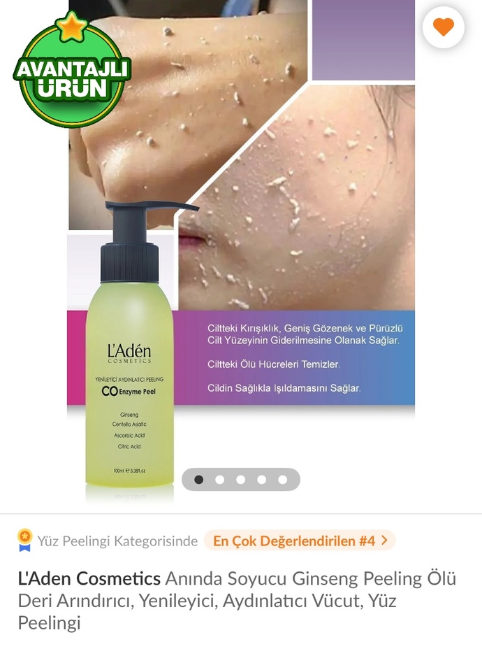 Peeling Tavsiyesi?