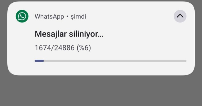 En son ne zaman çoklu sayıda mesaj sildin?