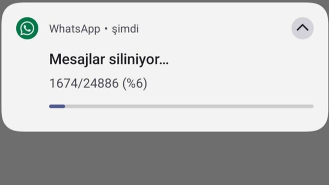 En son ne zaman çoklu sayıda mesaj sildin?