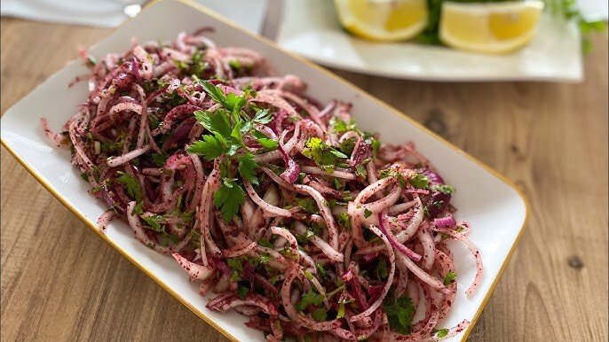 Soğan salatası sever misiniz?