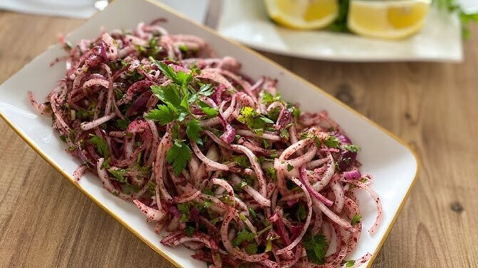 Soğan salatası sever misiniz?
