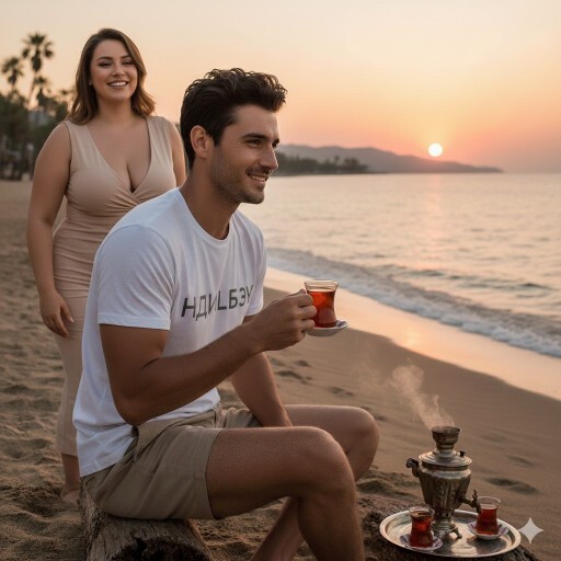 Semaver çayı yaptım, sanada vereyim mi içer misin?