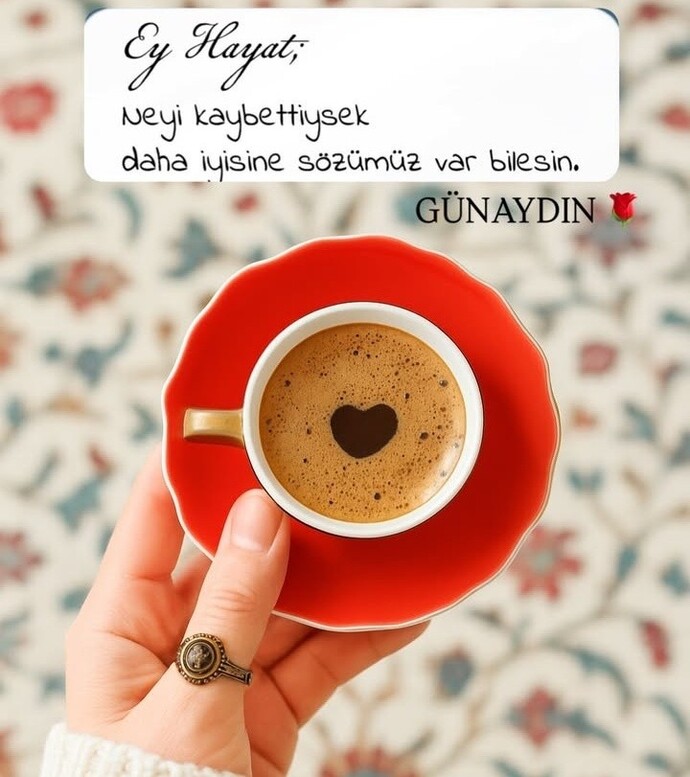 Günaydınlar 💐🌹❤️🤍en son ne için söz verdiniz?