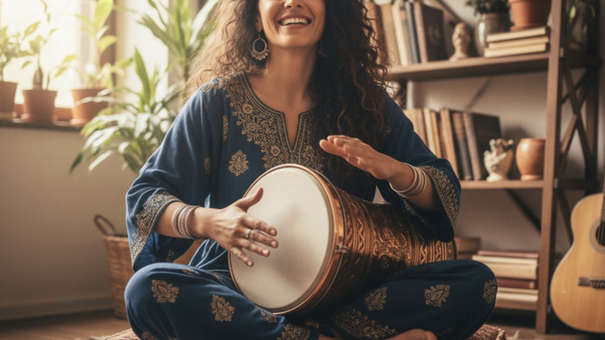 Sizce kadınlar da darbuka çalabilir mi?