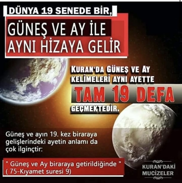 Kuranda tesadüfe yer yoktur?
