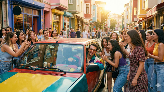 Araba kızları mıknatıs gibi çekiyor mu?