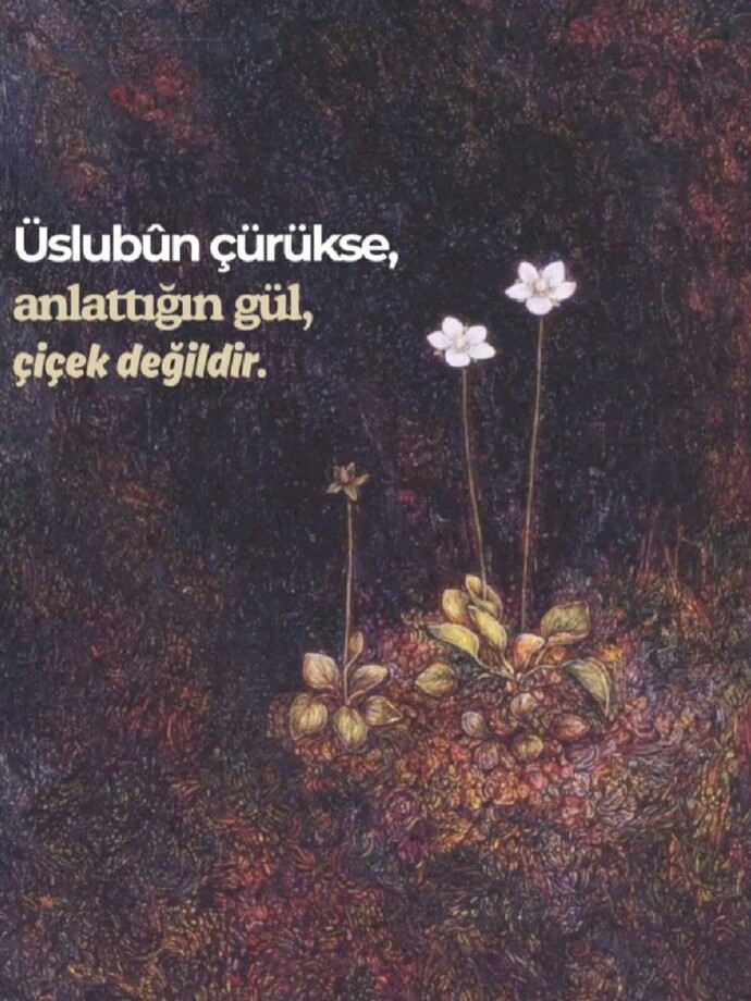 Üslubuna dikkat edermisin konuşurken?