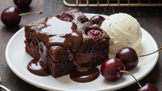 Vişneli brownie sever misiniz. Günün her saati yerim der misiniz?