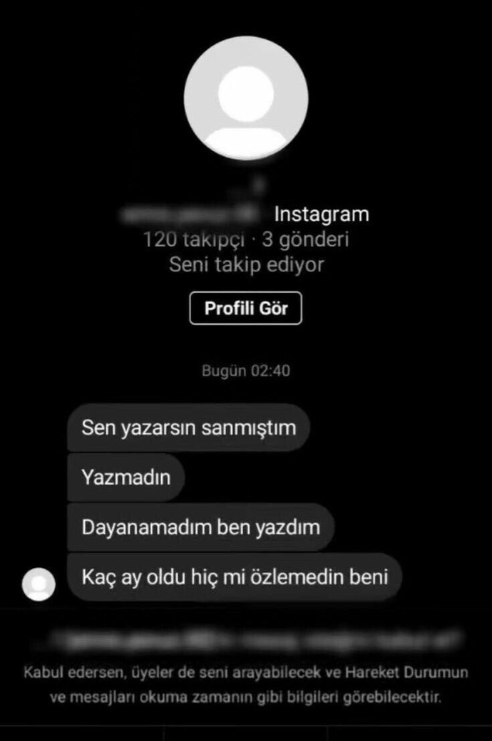 Eski sevgiliniz yazsa ne cevap verirsiniz?