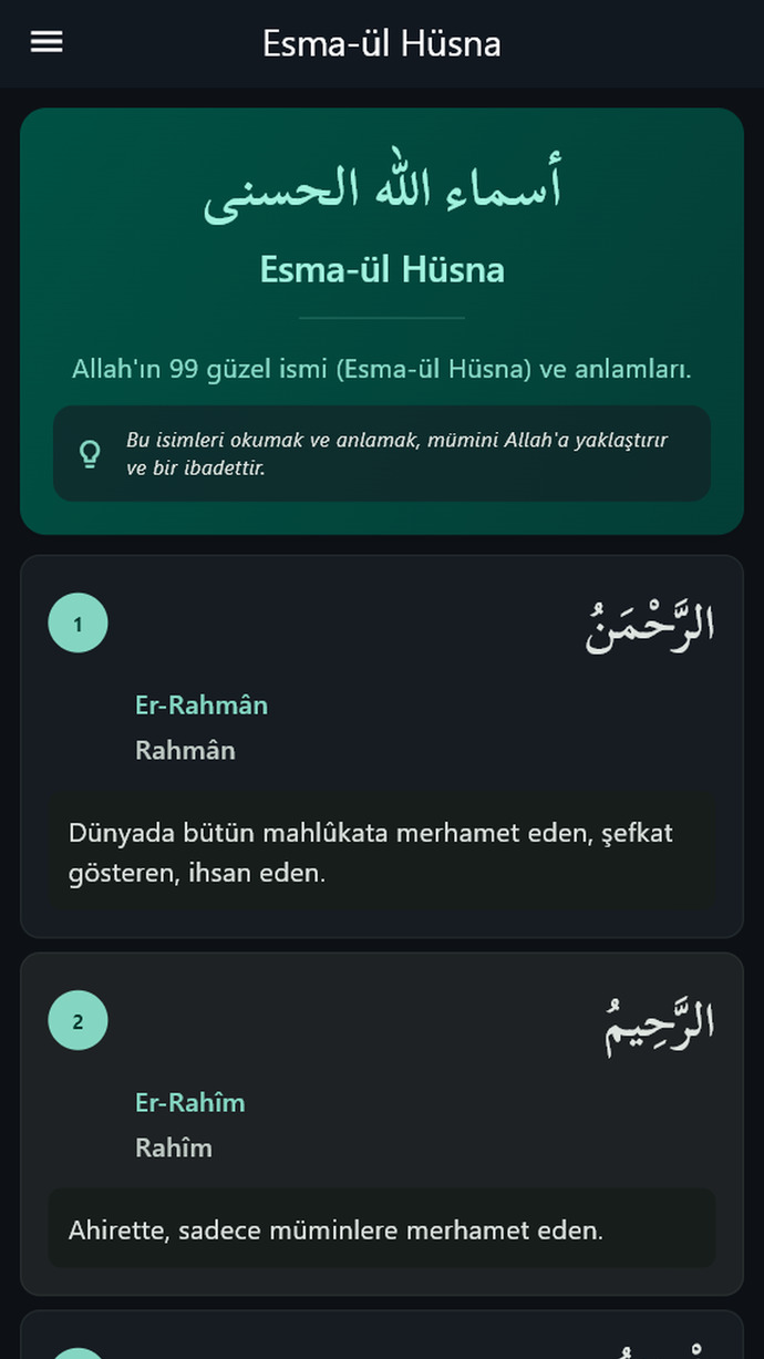 Kuranı okumak için yazdığımız uygulama nasıl olmuş?