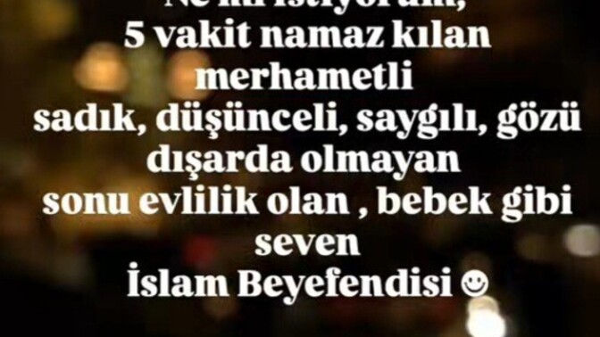 Böyle biri karşıma çıkar mı?