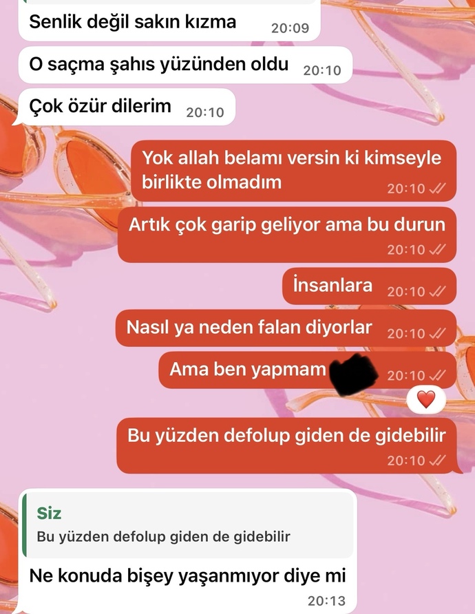 Bir erkek neden bunu sorar?