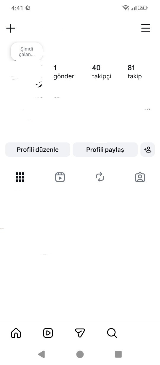 Instagram hesabım bomboş. Sizce bu anormal mi?
