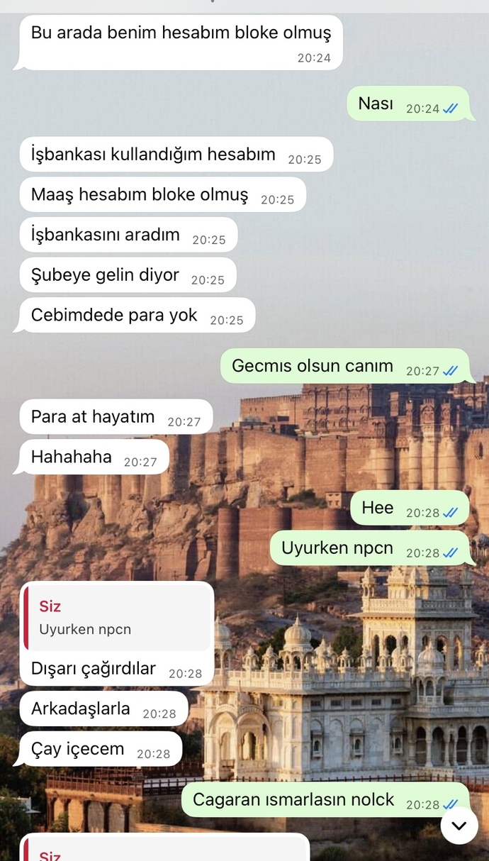 Para ısteyen sevgili?