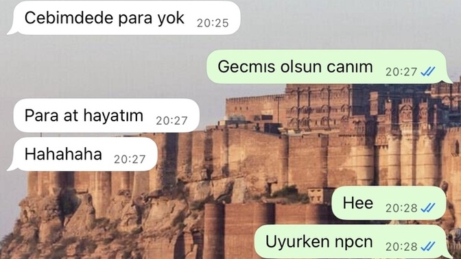 Para ısteyen sevgili?