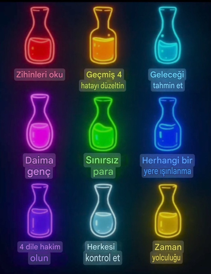 Hangi iksiri içerdin?