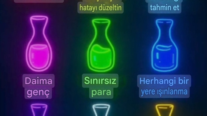 Hangi iksiri içerdin?