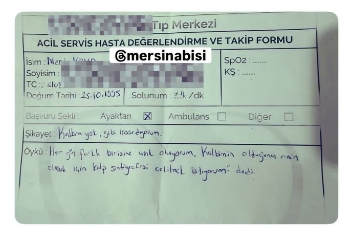 Siz de derdiniz var mi sanıyorsunuz?