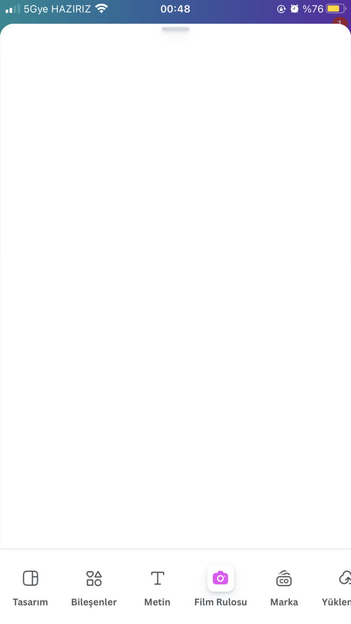 Canva’da şu alt sekmedeki hiçbir şey çalışmıyor?