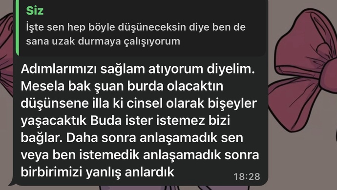Bunu diyen biri ne demek istiyor?