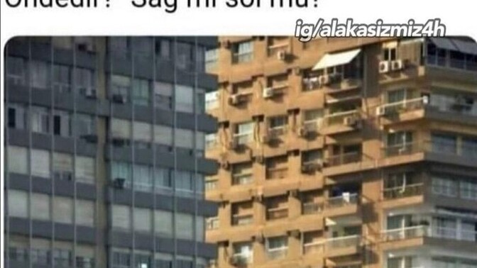 Hangi bina önde sizce?