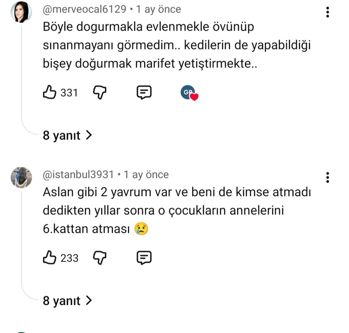 Banu alkana çocuk doğuramıyorsun diyen güllünün katilinin kızı olması hakkında ne düşünüyorsunuz?