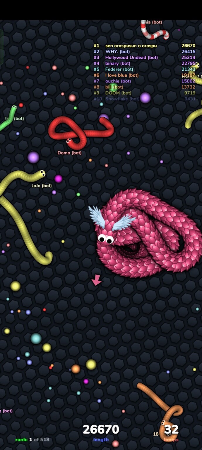 Slither io oynuyor musunuz?