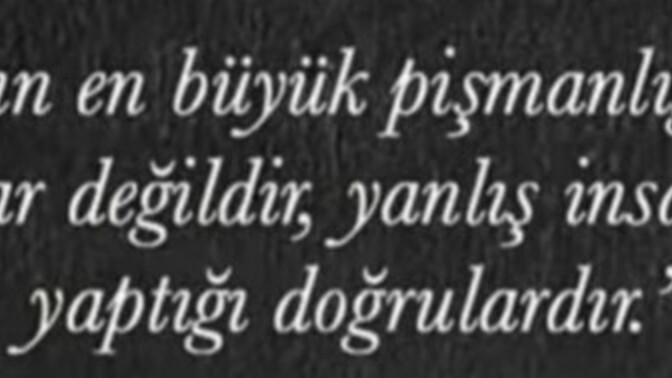 Yaptığınız yanlışlar mı en büyük pişmanlığınız oldu yoksa yanlış insanlar için yaptığınız doğrular mı?