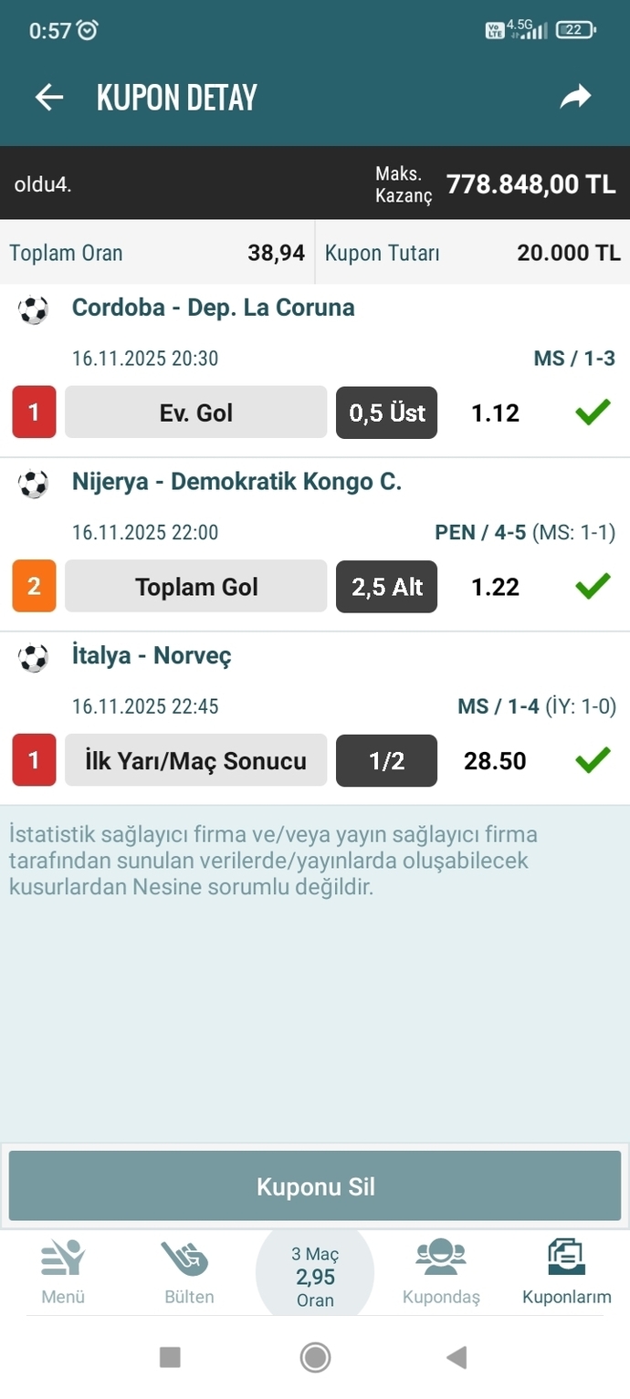 Aranızda futbol iddasi oynayan var mı?