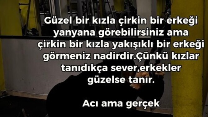 Acı ama gerçek bir şey söyleyin?