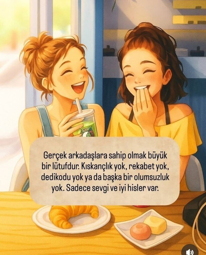 Güzel bir hafta sonu diliyorum 🥰🥰 arkadaşlarınızı mutlu etmek için yapabileceğiniz her şeyi yapar mısınız?