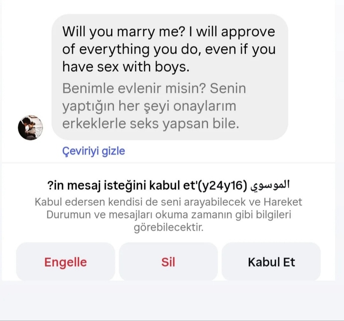 Aldığınız en absürt mesaj nedir?