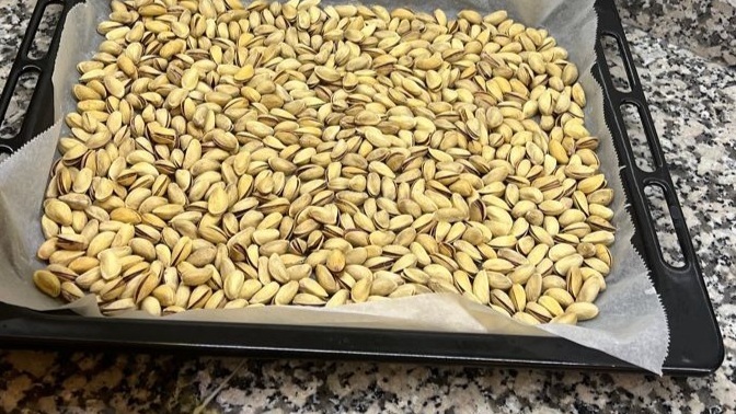 Kendi ellerimle antep fıstığı kavurdum size daha beni sevmez siniz?