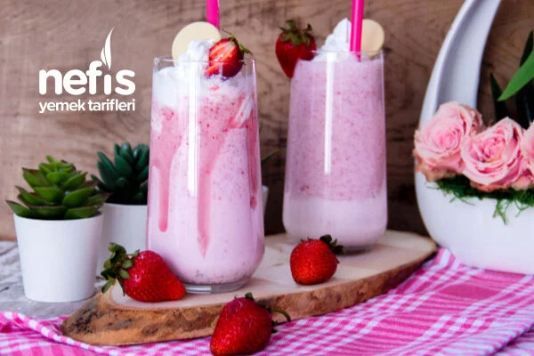Çilekli milkshake içen erkekten olur mu?