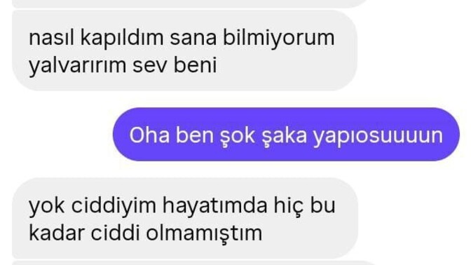 Bana biri aşkını ilan etti bende reddettim siz olsanız ne yapardınız?