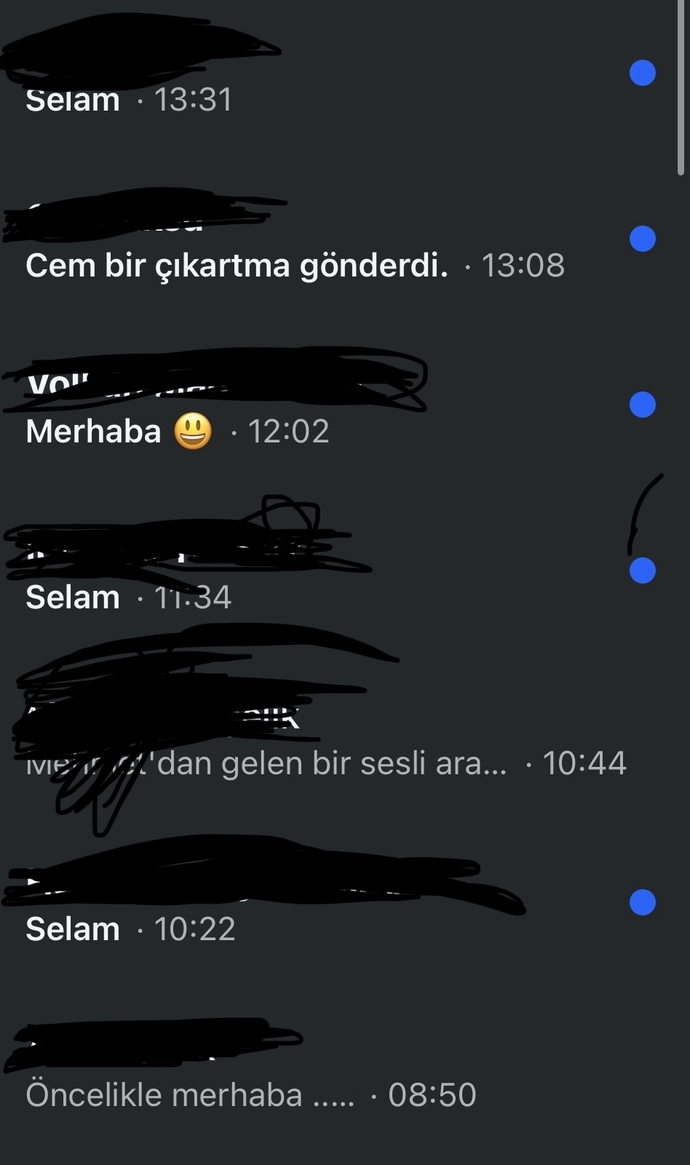 Facebook’ta mesaj isteklerini açtım mesajlara bakın sabahtan komedi 😂😂?