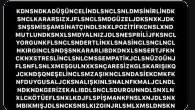 En baskın özelliğiniz ne?
