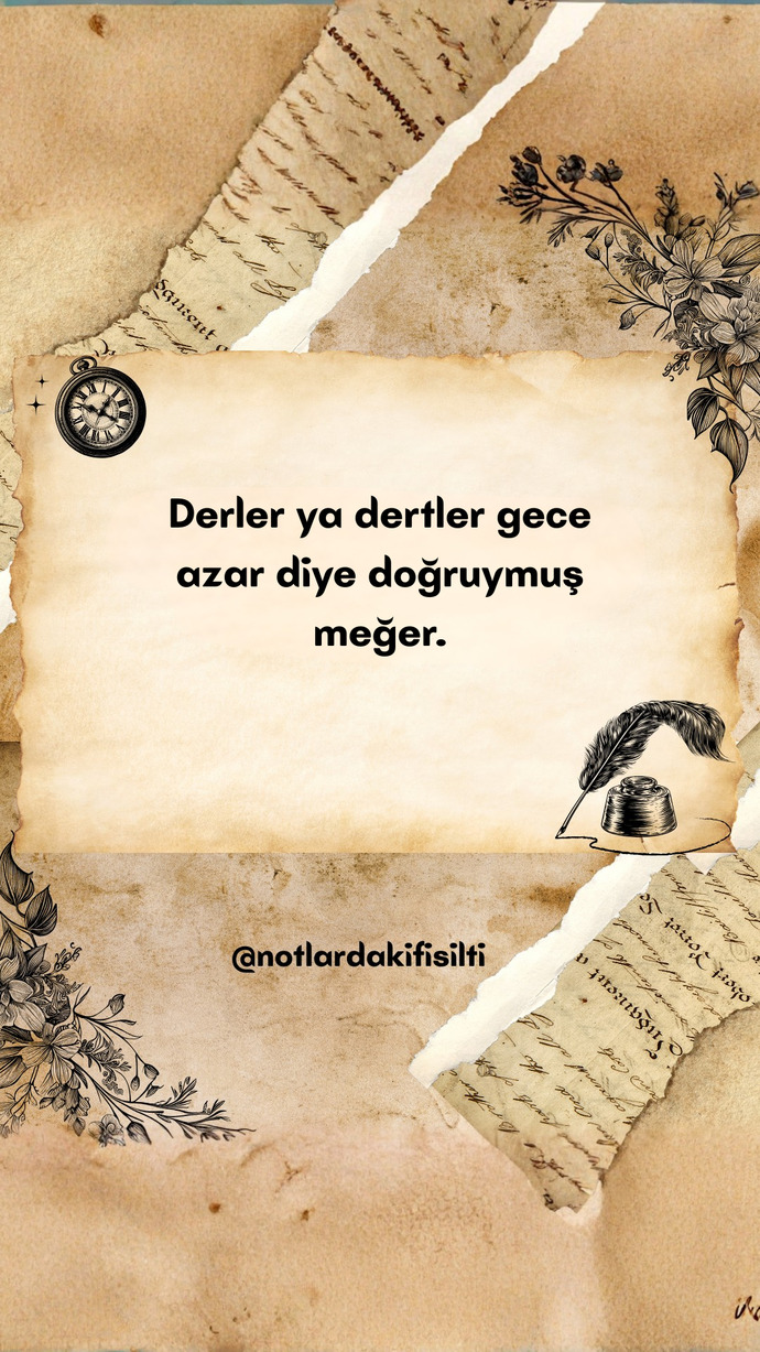 Senin dertlerin en çok hangi saatte azar?